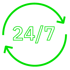 24x7 icon
